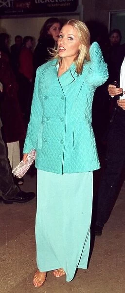 Dannii Minogue Singer arriving at the Brit Awards February 1997