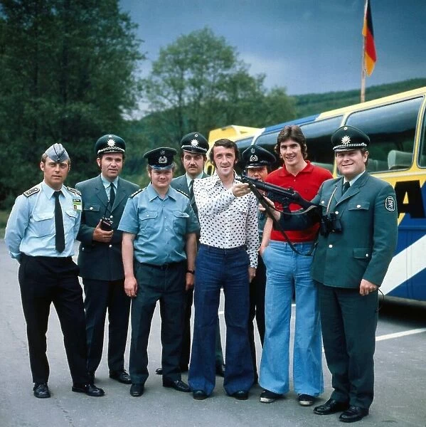 Danny McGrain and Jim Stewart in West Germany June 1974