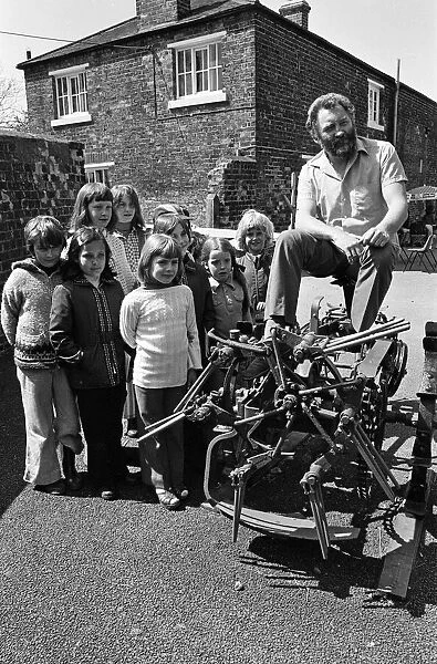 David Bellamy at Leisure Farm, Teesside. 1977