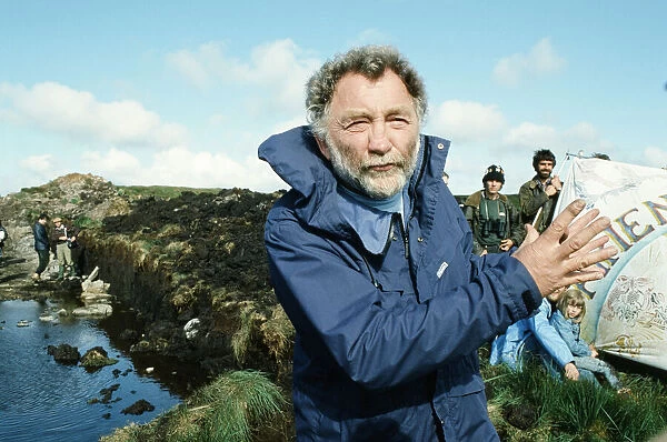 David Bellamy visits Islay, Inner Hebrides. August 1985