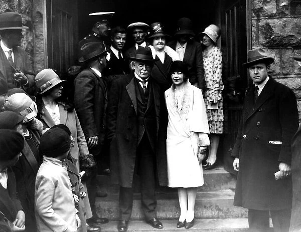 David Lloyd George ex British Prime Minister May 1929 seen here with Megan