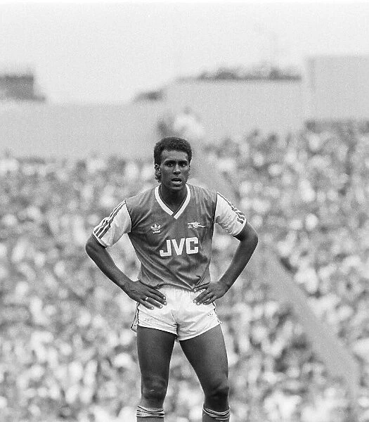 David Rocastle of Arsenal playing in League Division One match