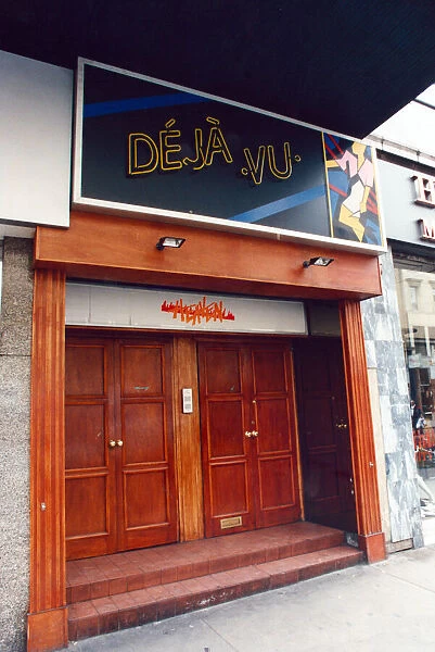 Deja Vu nightclub, Union Street, Glasgow, Scotland. 5th August 1991