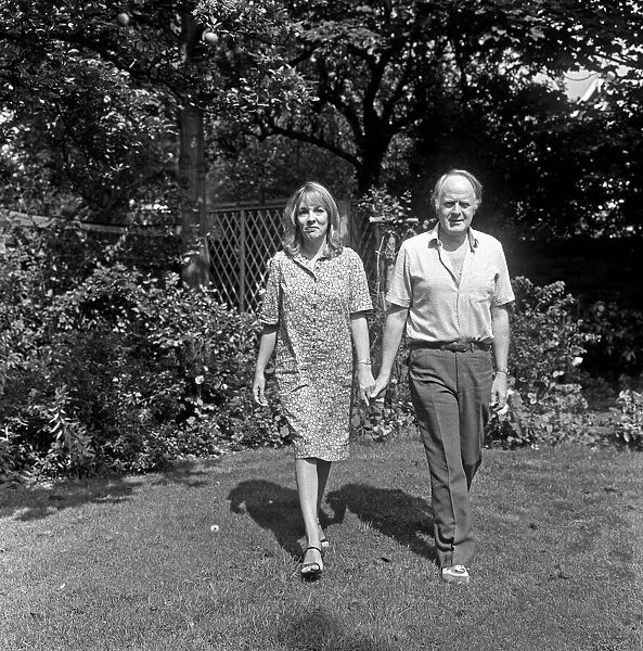 Desmond Wilcox and Esther Rantzen pictured at home. 9th August 1980