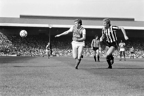 Division 1 football. Arsenal 0 v. Newcastle 0. September 1985 LF15-22-008