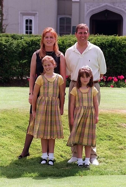 Duke Of York and Duchess Of York with daughters Princess Eugenie