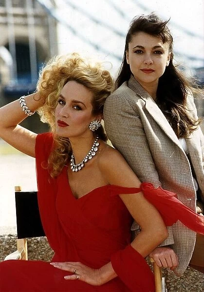 Emma Sams Actress and Jerry Hall Model who appear together in a programme made for