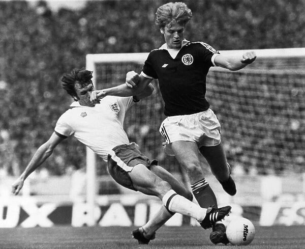 England 1-2 Scotland, British Home Championship, Wembley Stadium, Saturday 4th June 1977