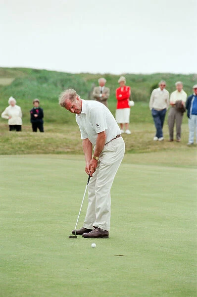 English Seniors Open Golf Championship, 7th June 1996. Joint winner Gordon Edwards
