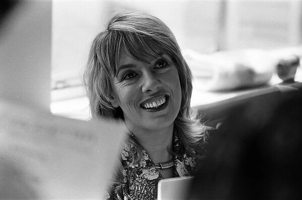 Esther Rantzen pictured in the 'Thats Life'offices. 16th May 1978