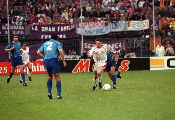 European Cup Winners Cup Final in Rotterdam May 1991 Manchester United 2 v