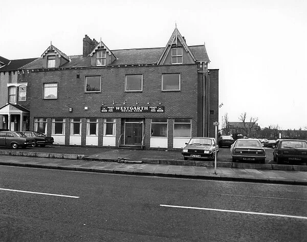The exterior of Westgarth Social Club, Middlesbrough. December 1992