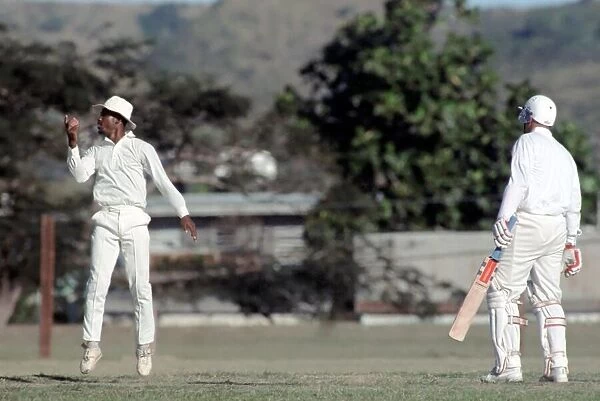 February 1990 90-1082-009 International Test Match Cricket. West Indies vs England