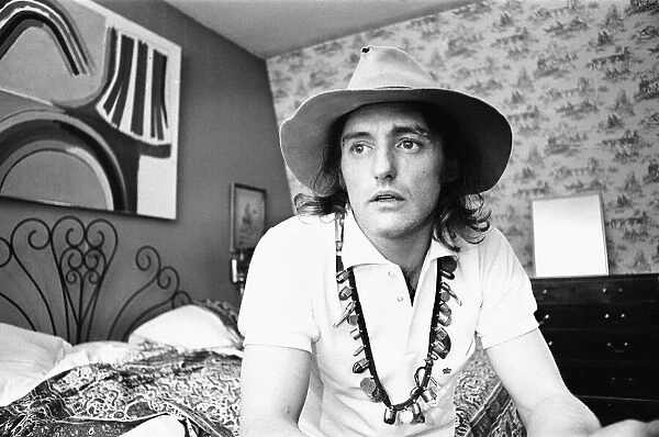 US Film Director Dennis Hopper seen here in London following the 1969 Cannes Film