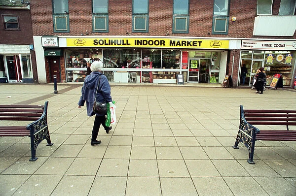 The final days of Solihull Indoor Market, West Midlands. 30th December 1998