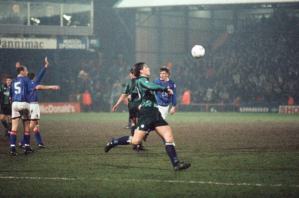 Football League Division 1 match, Oldham 1 - 0 Middlesbrough. 5th April 1995