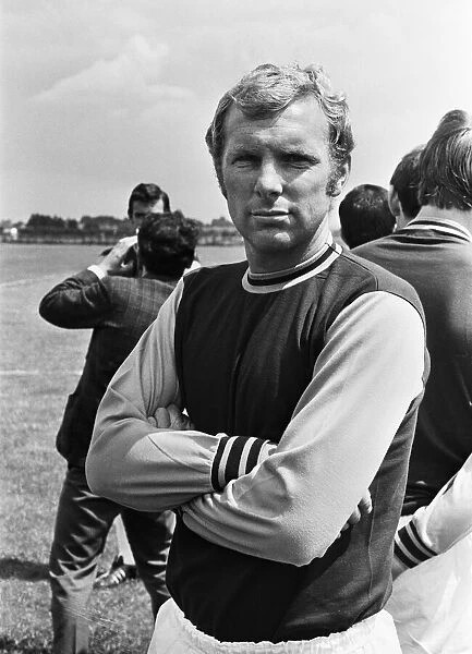 Football player of West Ham United Bobby Moore Circa 1968