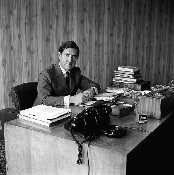Frank O Farrell, manager of Manchester United. 15th July 1971