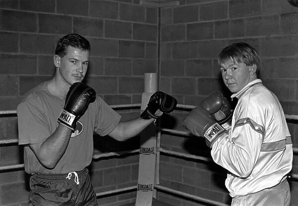 Gary Grounds (left) and Geoff McCreesh, boxers who will contest the NABC Championship