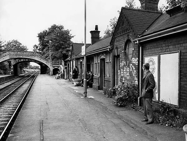 A general view of the dilapidated South Gosforth Railway Station on 4th September 1975