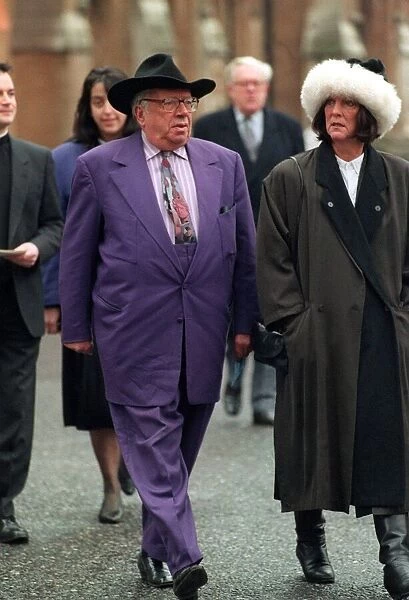 George Melly Jazz Musician 1994 at Les Dawsons Memorial Service