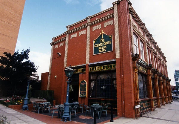 The Golden Cross Pub, Cardiff, Wales, Circa 1999