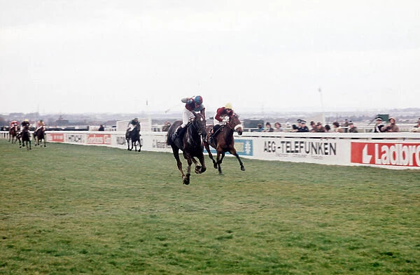 The Grand National Aintree March 1974 Red Rum and jockey Brian Fletcher win