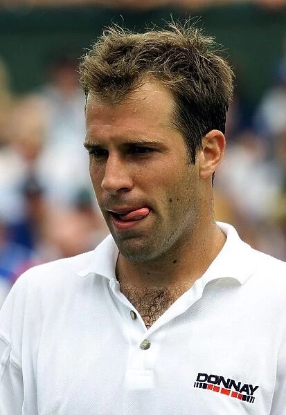 Greg Rusedski during his second round mens singles match against Arvind Parmar at