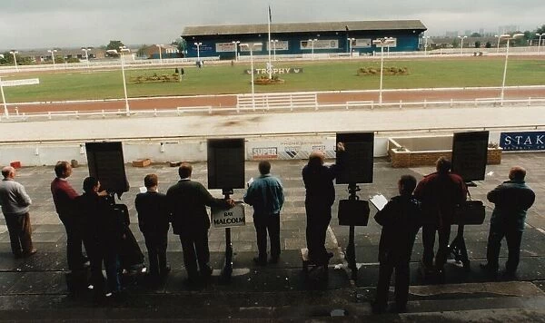 Greyhound racing at Brough Park, Newcastle. 01  /  06  /  95