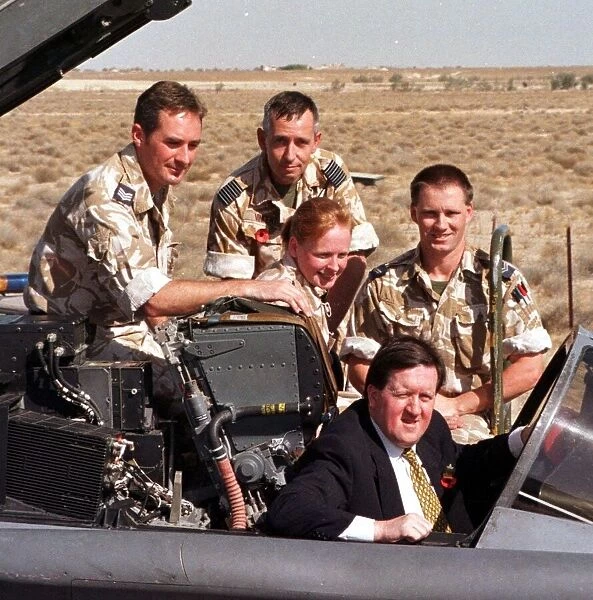 Group Capt Alan Vincent in Kuwait November 1998 who spoke to Tony Blair before