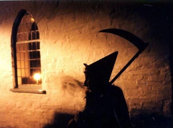 Halloween - A witch at St Fagans Castle, near Cardiff - 31st October 1998