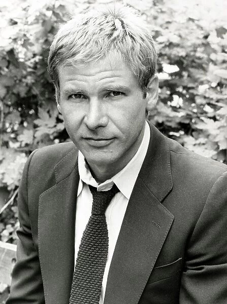 Harrison Ford American actor 1981 jacket and tie July 1981 Harrison