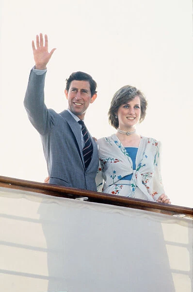 The honeymoon of HRH Prince Charles, The Prince of Wales, and HRH Princess Diana