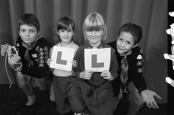 Honleys Southgate Theatre - Trainee magicians with L Plates. 6th December 1991