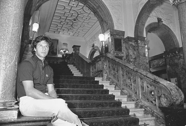 Imran Khan at a hotel in London. 13th August 1982