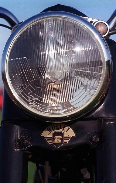 Indian manufactured Royal Enfield Bullet October 1998 Motorcycle bike Detail