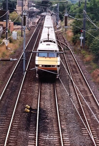The Inter-City 225 on the East Coast Main Line on 29th July 1998