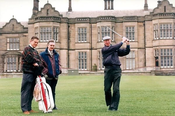 Jack Charlton launches the new golf competition at Matfen Hall