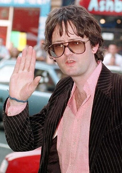 Jarvis Cocker at the Opening of Edinburgh Film Festival August 1997 waving to camera