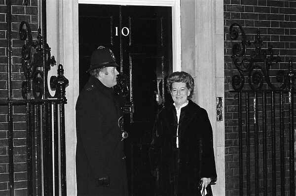 Jean Alexander arrives for reception at Number 10 Downing Street, London