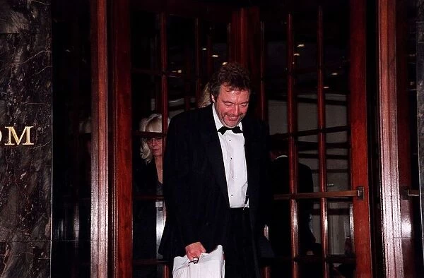 Jeremy Beadle TV Presenter November 1998 Leaving the Princess Diana Gala Fundraise