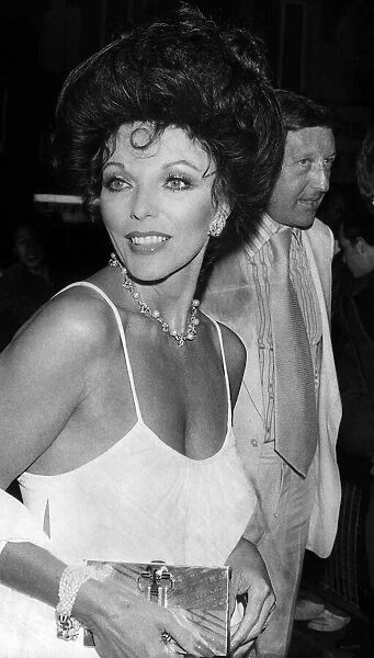 Joan Collins, actress, March 1984