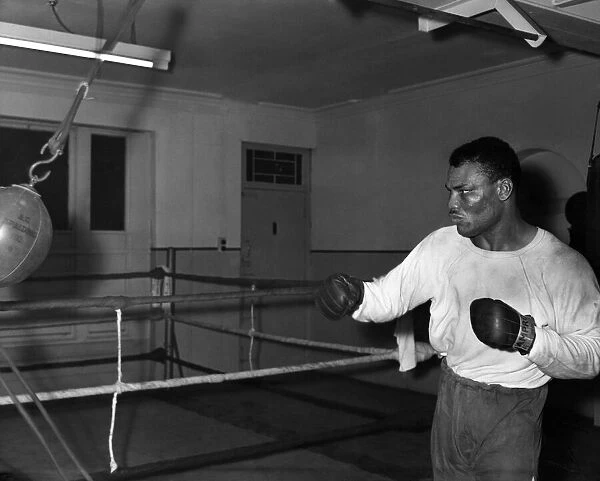 Joe Bygraves boxer. February 1957 P012489