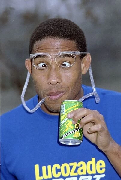 John Barnes Footballer getting ready to play on the Continent