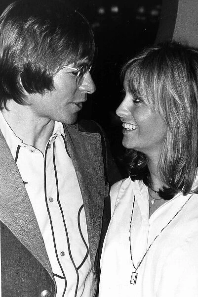 John Denver country singer with actress Susan George 1976