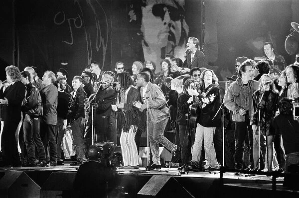 John Lennon Memorial Concert held at Pier Head, Liverpool