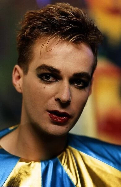 Julian Clary alternative comedian and entertainer recording Sticky Moments for Television