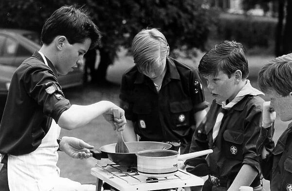 Just like mums cooking, these culinary artists from the 5th Guisborough Scout Troop are