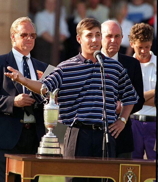 Justin Leonard Wins the 126th Royal Troon golf Open July 1997 during his winning