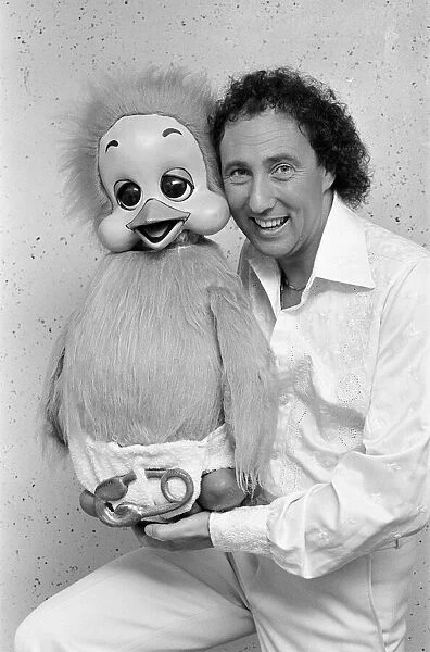 Keith Harris, ventriloquist and dummy, Orville the Duck, 8th June 1983
